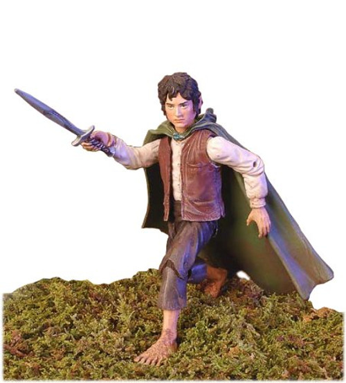 Lord of the Rings Two Towers Action Figure Frodo with LightUp Sting Sword