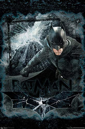 Trends International DC Comics Movie - The Dark Knight Rises - Batman Wall Poster, 14.725" x 22.375", Premium Unframed