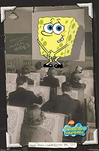 Trends International Nickelodeon Spongebob - Class Wall Poster, 14.725" x 22.375", Premium Unframed