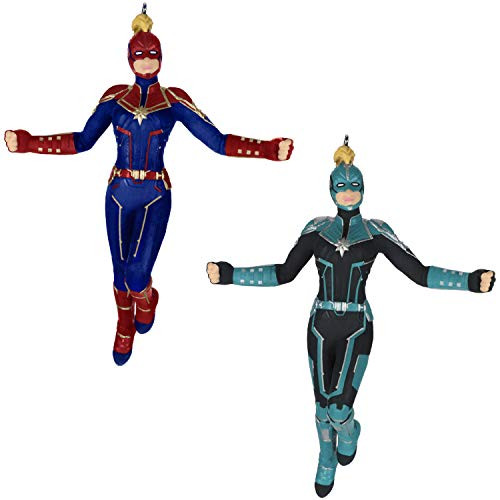 Hallmark Keepsake Christmas 2019 Year Dated Studios Captain Marvel Mystery Box Ornament