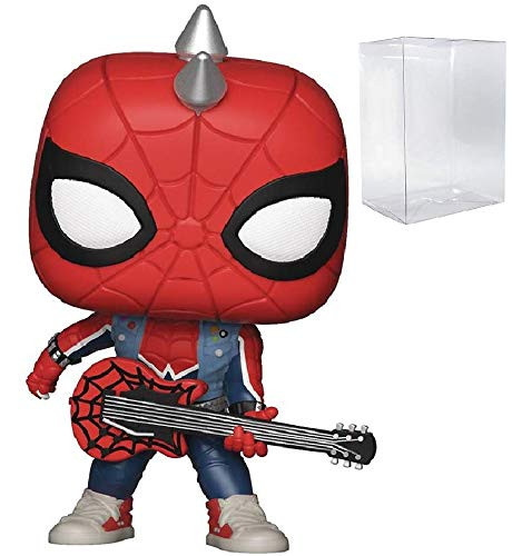 Marvel: Spider-Man - Spider-Punk Funko Pop! Vinyl Figure (Includes Compatible Pop Box Protector Case)