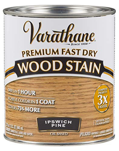 Varathane 262012 Premium Fast Dry Wood Stain, 32 oz, Ipswich Pine