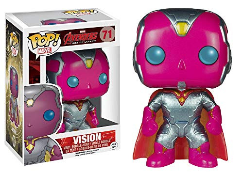 Funko Pop Marvel Avengers Age of Ultron Vision Metallic Exclusive Vinyl Bobblehead Figure Funko Pop Marvel Avengers Age of Ultron Vision Metallic Exclusive Vinyl Bobblehead Figure