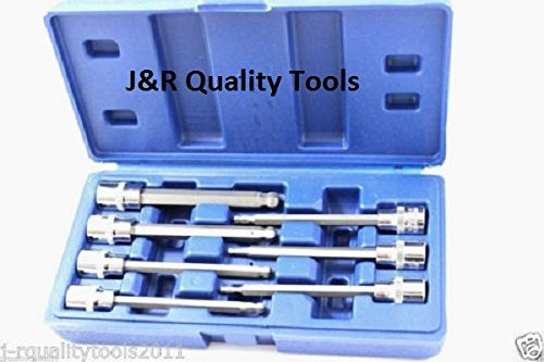 7pc 3/8 DR Metric Ball End Allen Hex Wrench Bit Key Socket Tool Set