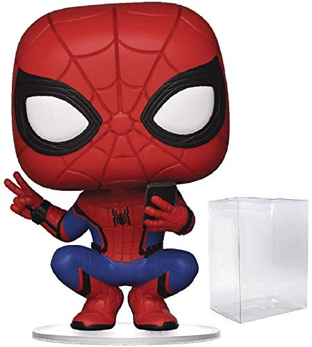 Marvel: Spider-Man Far from Home - Spider-Man Hero Suit Funko Pop! Vinyl Figure (Includes Compatible Pop Box Protector Case)