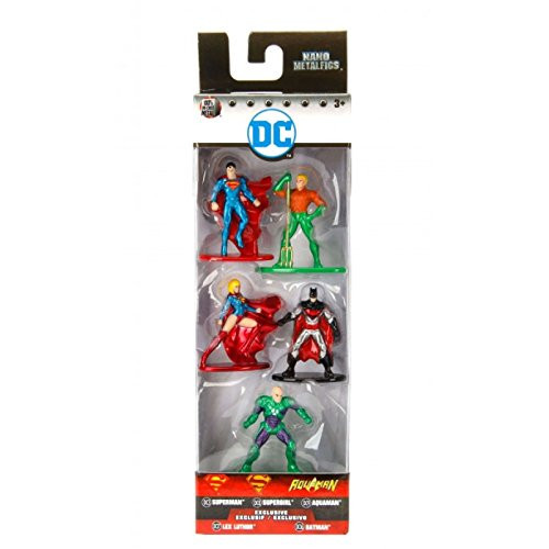 Jada - Nano Metalfigs DC Comics 5 Pack: Pack 2 (Superman Rebirth, Aquaman, Supergirl, Lex Luthor, Batman Earth 2) Jada - Nano Metalfigs DC Comics 5 Pack: Pack 2 (Superman Rebirth, Aquaman, Supergirl, Lex Luthor, Batman Earth 2)