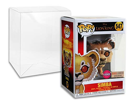 Funko Pop Figure Simba The Lion King 2019 Flocked BoxLunch Exclusive Featuring Golden Groundhog Pop Protector