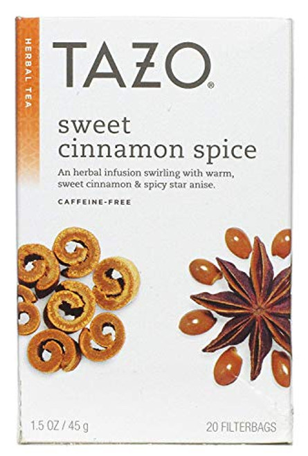 Tazo Tea Herbal Sweet Cinnamon Spice Tea (3x20 bag) by TAZO Tazo Tea Herbal Sweet Cinnamon Spice Tea (3x20 bag) by TAZO