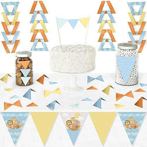 Big Dot of Happiness Noah's Ark - Diy Pennant Banner Decorations - Baby Shower Triangle Kit - 99 Pieces Big Dot of Happiness Noah's Ark - Diy Pennant Banner Decorations - Baby Shower Triangle Kit - 99 Pieces