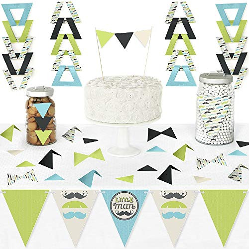 Big Dot of Happiness Dashing Little Man Mustache Party - Diy Pennant Banner Decorations - Baby Shower or Birthday Party Triangle Kit - 99 Pieces Big Dot of Happiness Dashing Little Man Mustache Party - Diy Pennant Banner Decorations - Baby Shower or Birthday Party Triangle Kit - 99 Pieces