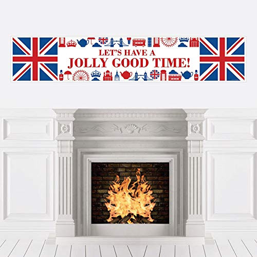 Big Dot of Happiness Cheerio, London - British UK Party Decorations Party Banner