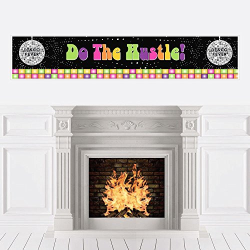 Big Dot of Happiness 70's Disco - 1970's Disco Fever Decorations Party Banner