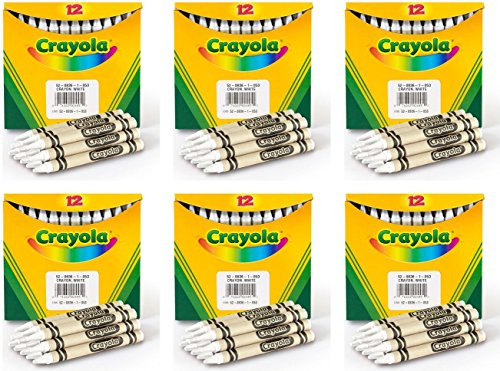 Crayola Bulk Buy Crayola Regular Size Bulk White Crayons 12 Pack (6-Pack) Crayola Bulk Buy Crayola Regular Size Bulk White Crayons 12 Pack (6-Pack)