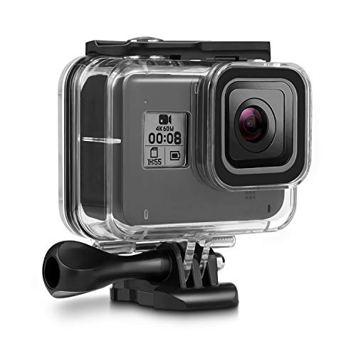 Deyard 60M Waterproof Case for GoPro Hero 8 Black Underwater Waterproof Protective Housing Case for GoPro Action Camera with Quick Release Mount and Thumbscrew