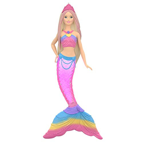 Hallmark Keepsake Christmas Ornament 2019 Year Dated Barbie, Rainbow Lights Mermaid Hallmark Keepsake Christmas Ornament 2019 Year Dated Barbie, Rainbow Lights Mermaid