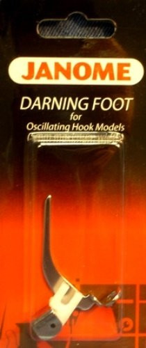 Janome Darning Foot for Oscillating Hook Models (5mm Maximum Width)