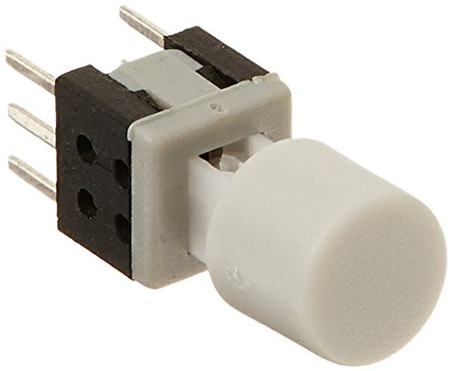 Uxcell Momentary Push Button Tact Tactile Switch w Gray Cap
