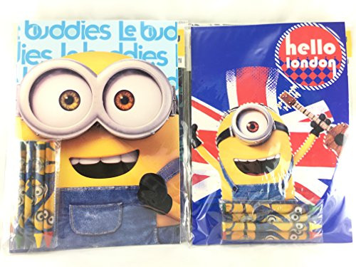 Party Favors Minions Coloring Book & Crayon Set 12 Pack ( Assorted Style)