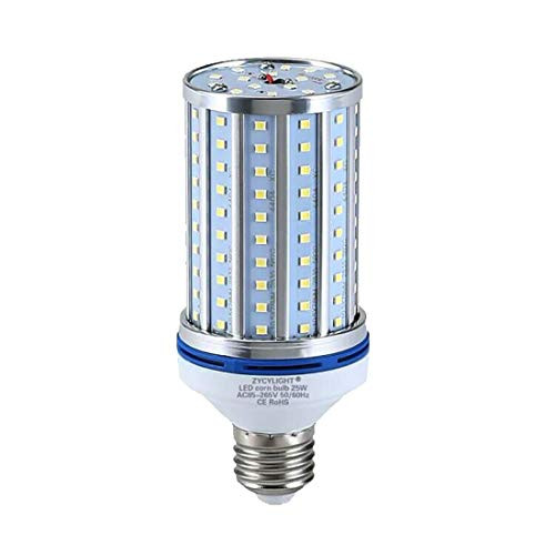 LED Corn Light Bulb, 200 Watt Equivalent LED Bulb, 25W Led Corn Light Bulb, Daylight 6000K, 2000LM E26 / E27 Base, Not-Dimmable,for Photo Light,Warehouse,Garage Lighting, Barn, Patio, etc.