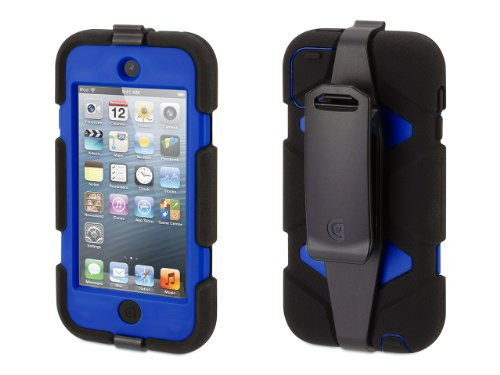 Griffin Black/Blue Survivor All-Terrain Case + Belt Clip for iPod Touch (5th/ 6th gen.) Griffin Black/Blue Survivor All-Terrain Case + Belt Clip for iPod Touch (5th/ 6th gen.)
