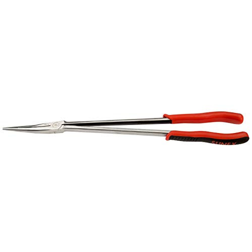 Sunex Tools 3719V 16" Extra Long Reach 20° Offset Needle Nose Pliers
