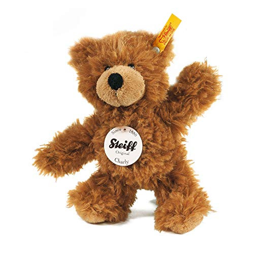 Steiff Charly Dangling Teddy Bear Plush, Brown, 16cm