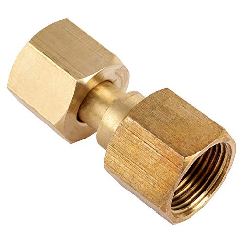 NPT1/4 Brass Cylinder Adaptors, Flat Seal CGA-320 to CGA-580 Adapter CO2 Tank to Argon Regulator