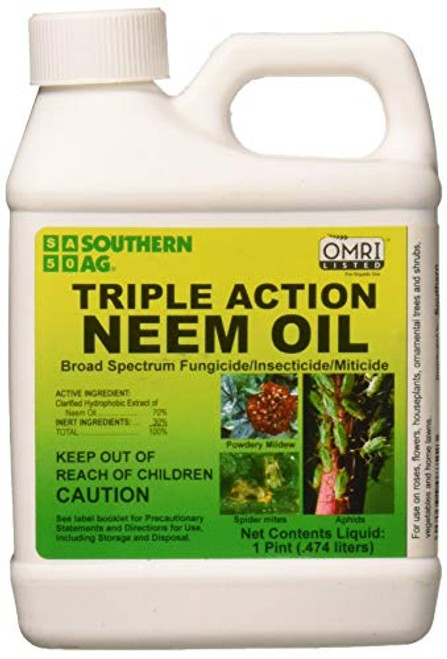 Southern Ag 08722 Triple Action Neem Oil Fungicide Insecticide Miticide Southern Ag 08722 Triple Action Neem Oil Fungicide Insecticide Miticide