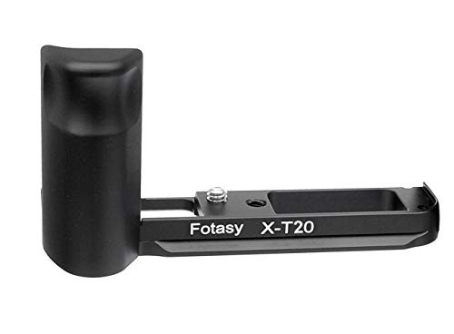 Fotasy Aviation Grade Aluminum Hand Grip for Fuji X-T20 X-T30, Arca Swiss Type Quick Release Plate Bracket Holder for Fujifilm Fuji X-T20 X-T30, Fuji XT20 XT30 Hand Grip, Replaces Fujifilm MHG-XT10 Fotasy Aviation Grade Aluminum Hand Grip for Fuji X-T20 X-T30, Arca Swiss Type Quick Release Plate Bracket Holder for Fujifilm Fuji X-T20 X-T30, Fuji XT20 XT30 Hand Grip, Replaces Fujifilm MHG-XT10