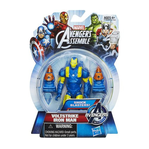 Hasbro Marvel Avengers Assemble Voltstrike Iron Man Action Figure [Shock Blasters]