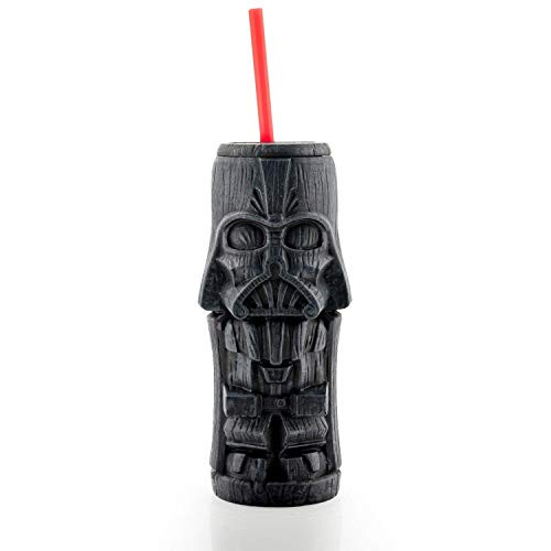 Geeki Tikis Star Wars Darth Vader Tumbler | Official Star Wars Collectible Plastic Tiki Style Cup | Holds 19 Ounces