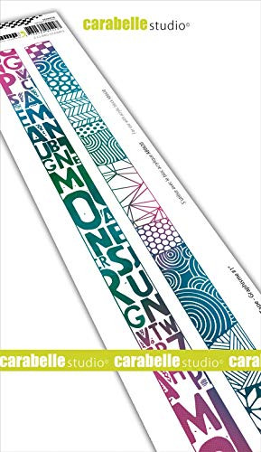 Carabelle Studio SED0030 Carabella Studio Cling Stamp Edge 2"X11.5"-Washi Tape-Graphisme #1