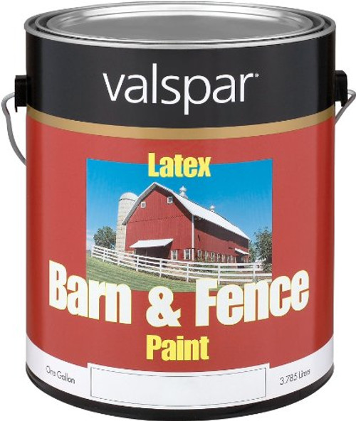 1 Gallon White Exterior Barn & Fence Latex Paint 18-3121-70 GL