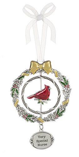 Ganz Very Special Nurse Christmas Cardinal 3D 4 3/8" Christmas Ornament
