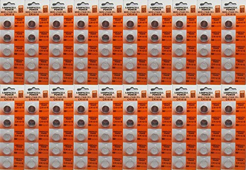 Loopacell CR1616 1616 3V Lithium 100 Batteries