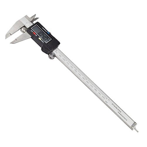 iKKEGOL Precision 200mm 8inch Digital Electronic Gauge Stainless Steel Vernier Caliper Micrometer (Large)