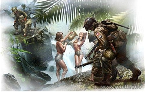 US AND GERMAN PARATROOPERS, THE SOUTH OF EUROPE 1/35 MASTER BOX 35157 FREE SHIPPING