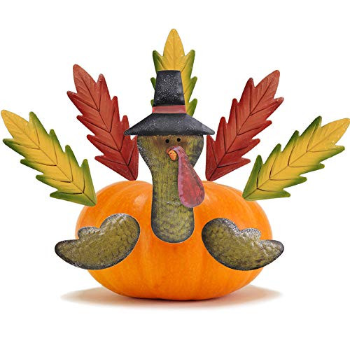 MorTime Turkey Pumpkin Making Kit, Colorful Metal Thanksgiving DIY Pumpkin, Turkey Pumpkin Decoration, Poke into Pumpkin, Set of 8 MorTime Turkey Pumpkin Making Kit, Colorful Metal Thanksgiving DIY Pumpkin, Turkey Pumpkin Decoration, Poke into Pumpkin, Set of 8