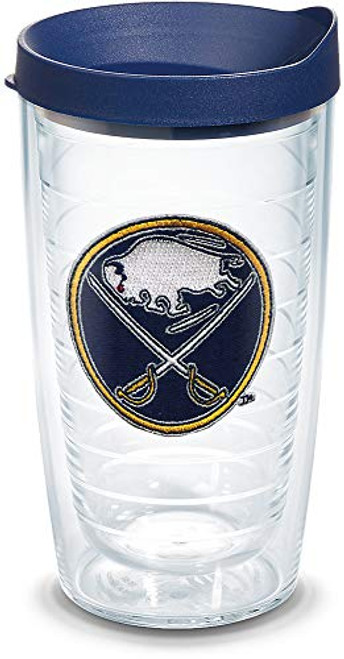 Tervis 1044690 NHL Buffalo Sabres Primary Logo Tumbler with Emblem and Navy Lid 16oz, Clear Tervis 1044690 NHL Buffalo Sabres Primary Logo Tumbler with Emblem and Navy Lid 16oz, Clear