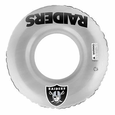 NFL Oakland Raiders Inflatable Tube, One Size Fits All, Team Color