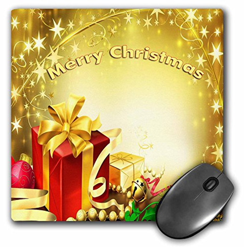 3dRose LLC 8 x 8 x 0.25 Inches Merry Christmas Mouse Pad (mp_4571_1) 3dRose LLC 8 x 8 x 0.25 Inches Merry Christmas Mouse Pad (mp_4571_1)