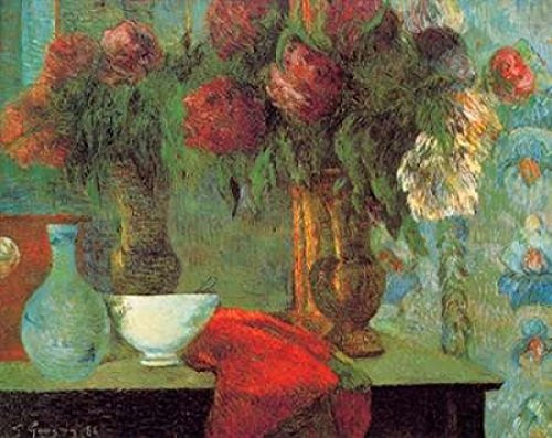 Posterazzi The White Bowl Poster Print by Paul Gauguin (11 x 14)