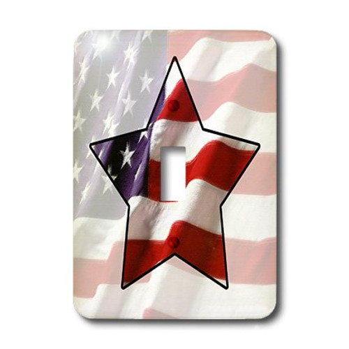 3dRose LLC lsp_12150_1 American Flag Star Single Toggle Switch 3dRose LLC lsp_12150_1 American Flag Star Single Toggle Switch
