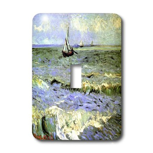 3dRose lsp_48168_1 Framed Van Gogh Seashore Painting Toggle switch