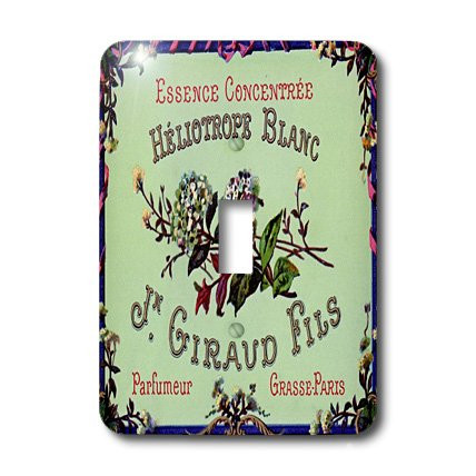 3dRose lsp_40765_1 French Perfume Ad Single Toggle Switch