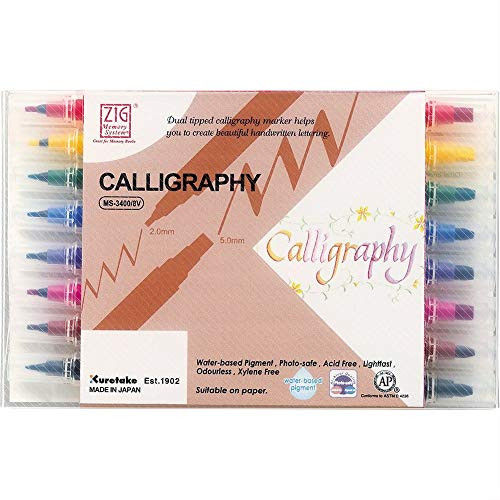 Kuretake ZIG memory system calligraphy MS-34008VMS-3400/8V (japan import)
