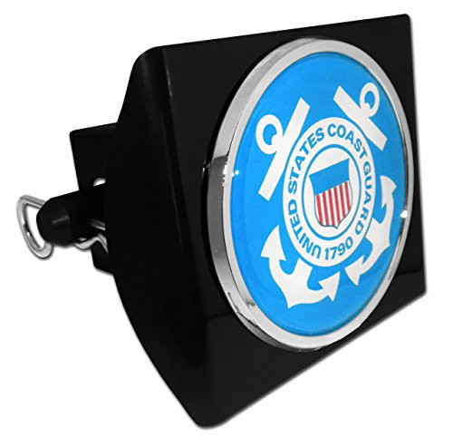Elektroplate United States Coast Guard 1790 Anchor Black Plastic Hitch Cover Elektroplate United States Coast Guard 1790 Anchor Black Plastic Hitch Cover
