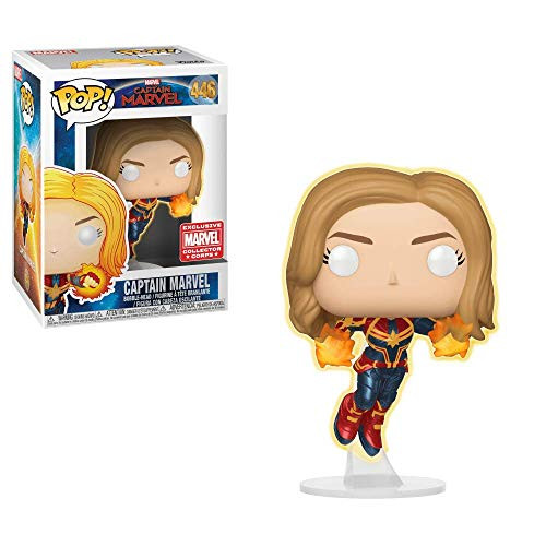 POP! Funko Captain Marvel - Glow in The Dark - Collector Corps Exclusive POP! Funko Captain Marvel - Glow in The Dark - Collector Corps Exclusive