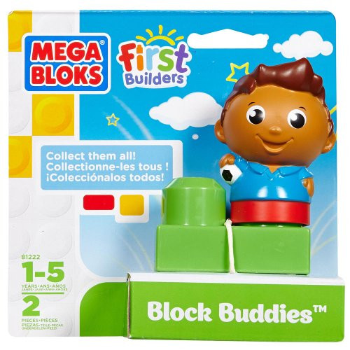 Block Buddies Semi Blind Packs - Lil Soccer Star by Mega Bloks