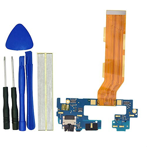 klesti USB Charger Jack Flex Cable+ Microphone+ Headphone Jack Flex Cable Replacement Compatible with HTC One A9S